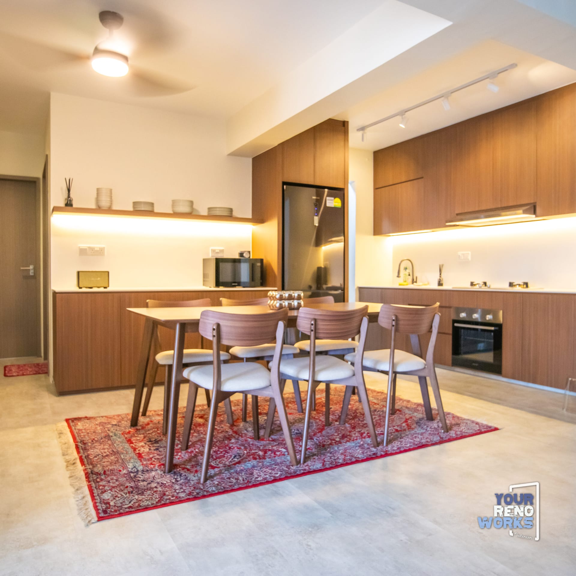 Soft Scandinavian home with light timber carpentry and ergonomic kitchen workflow